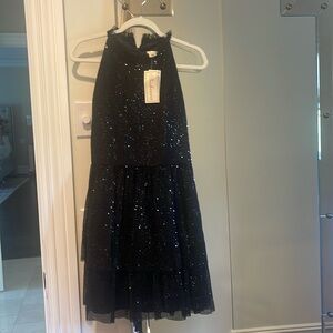 Gorgeous Black Sequin Shoshanna Cocktail Dress!